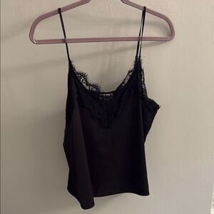 Black Sleeveless Backless Camisole